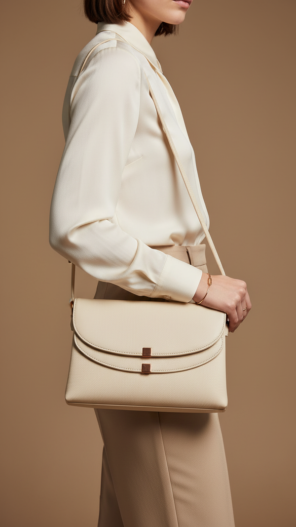 Beige Women Formal Shoulder Bag P36364