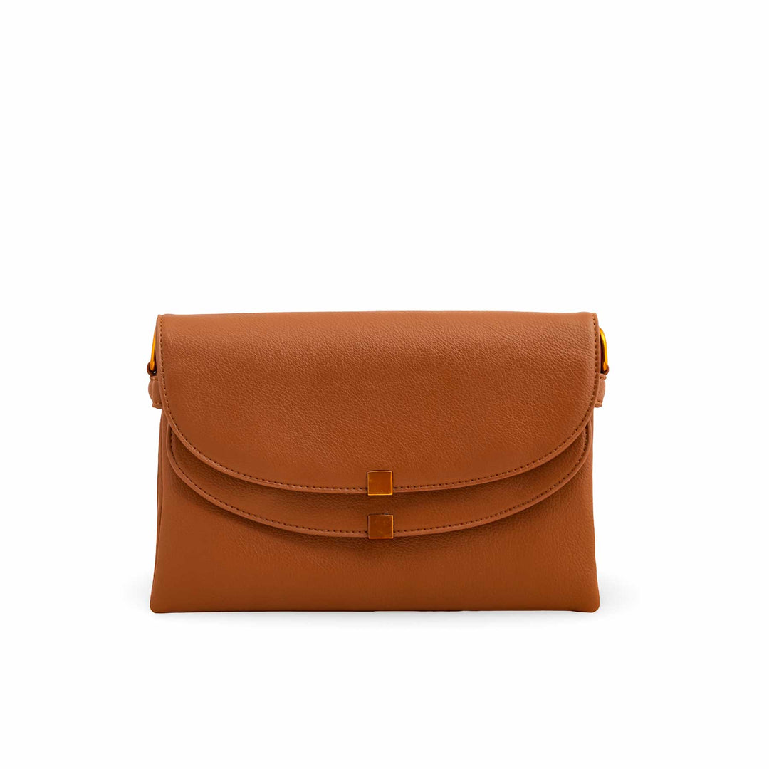 Brown Women Formal Shoulder Bag P36364