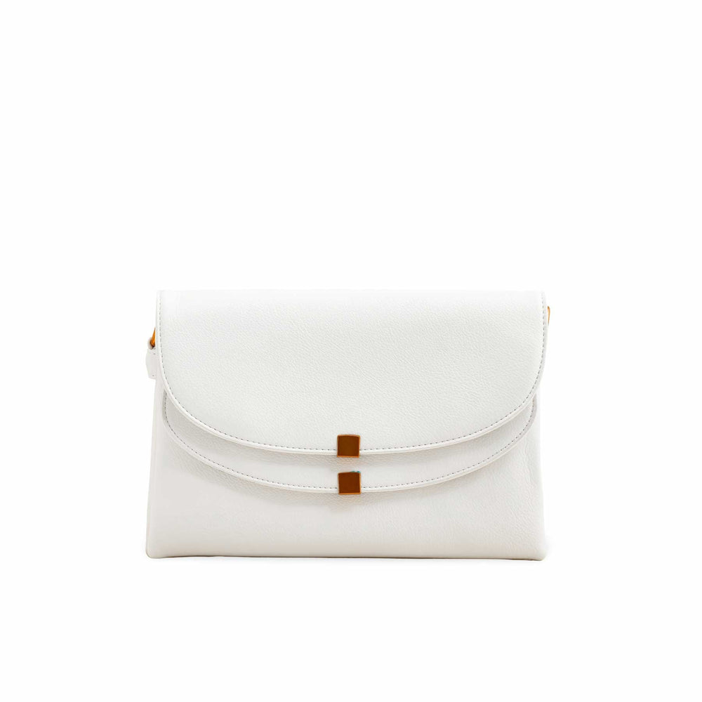 White Women Formal Shoulder Bag P36364
