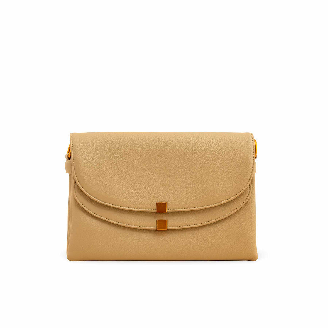 Khaki Women Formal Shoulder Bag P36364