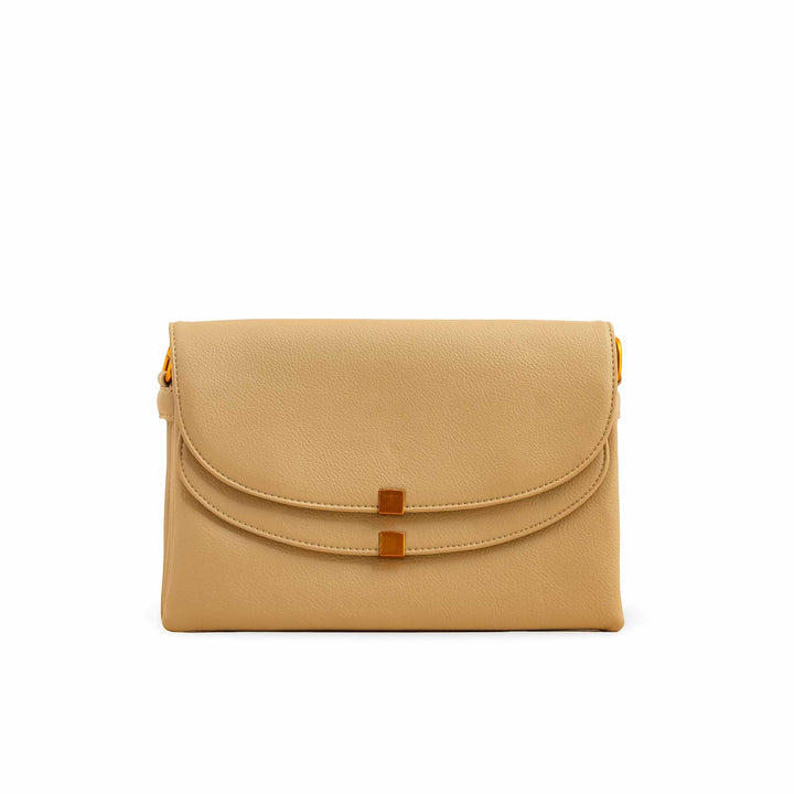 Khaki Women Formal Shoulder Bag P36364