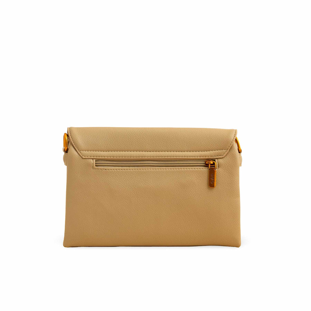 Khaki Women Formal Shoulder Bag P36364