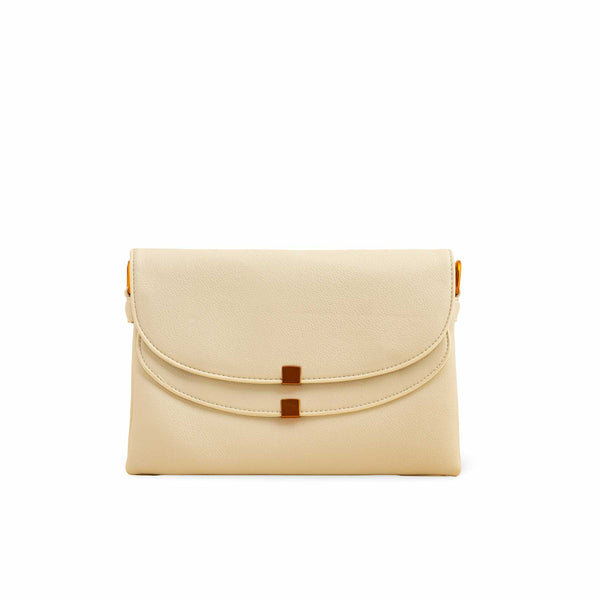Beige Women Formal Shoulder Bag P36364