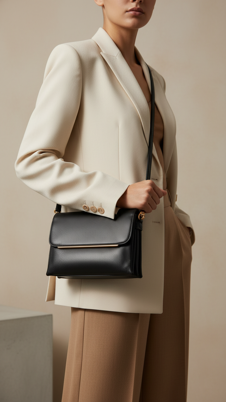 Black Women Formal Shoulder Bag P36366