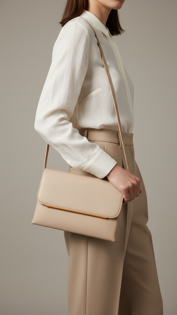 Grey Women Formal Shoulder Bag P36366