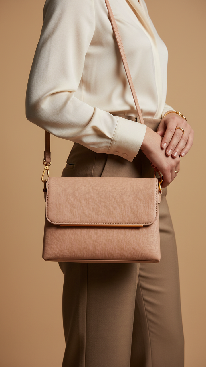 Pink Women Formal Shoulder Bag P36366