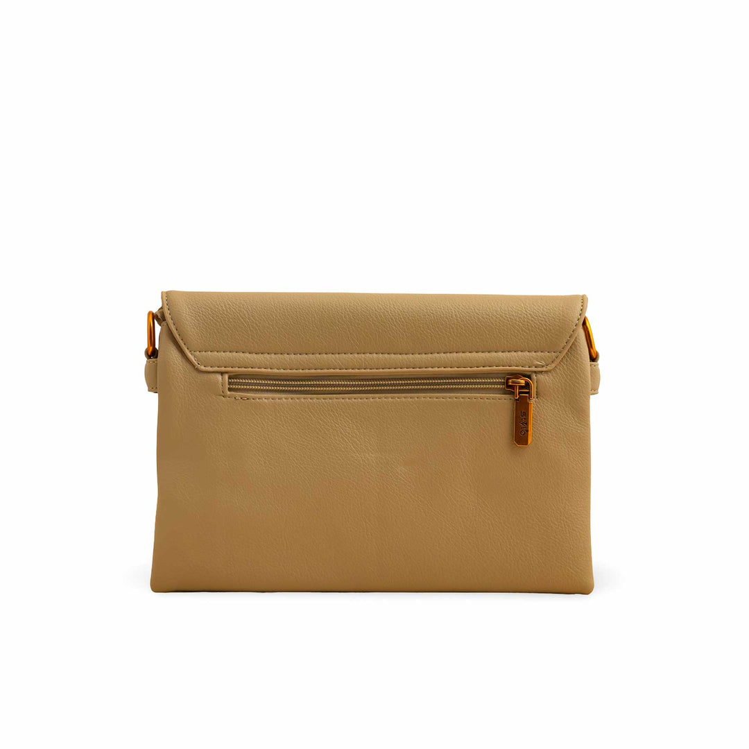 Khaki Women Formal Shoulder Bag P36366