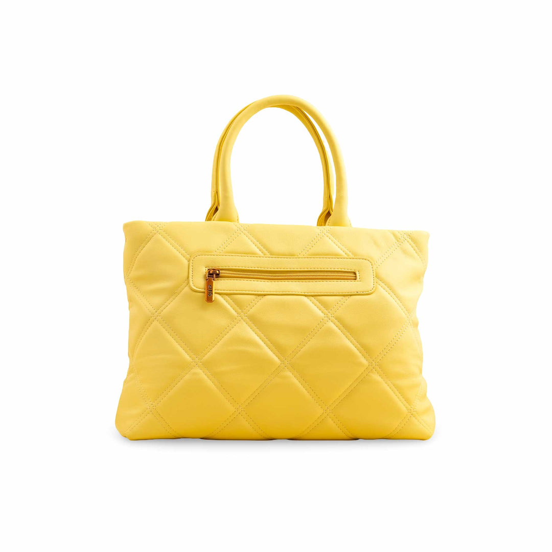Yellow Formal Hand Bag P36368