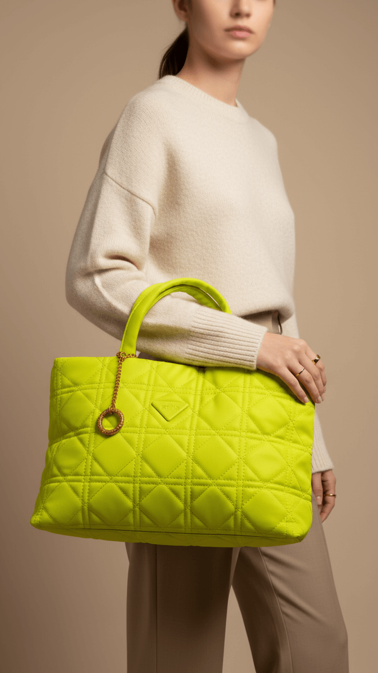 Green Formal Hand Bag P36369