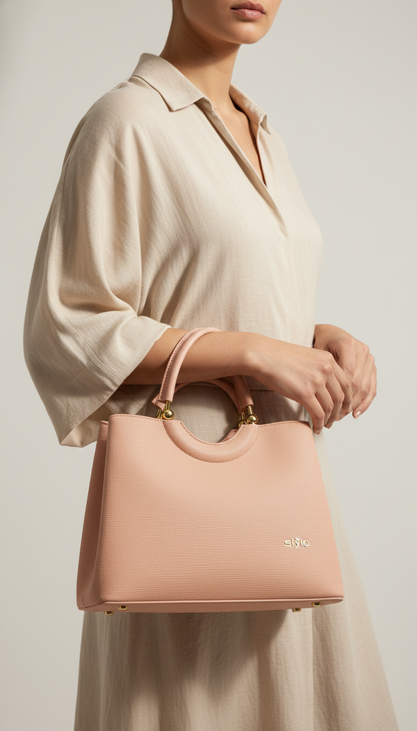 Pink Formal Hand Bag For Ladies P36370