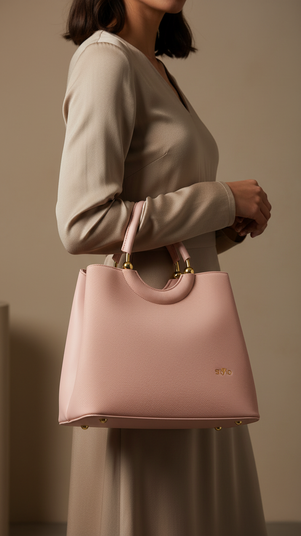 Pink Formal Hand Bag For Ladies P36370