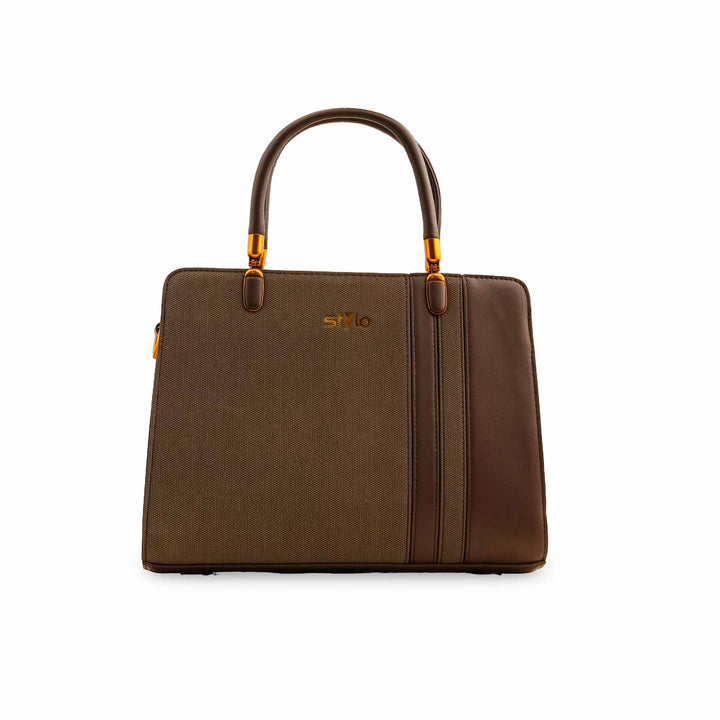 Brown Formal Hand Bag For Ladies P36371