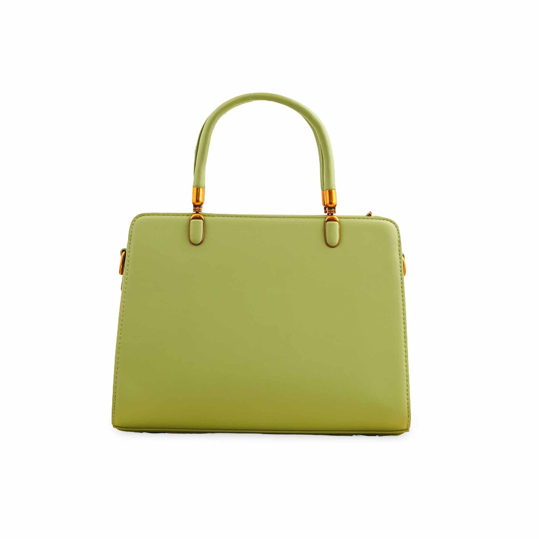 Green Formal Hand Bag P36371