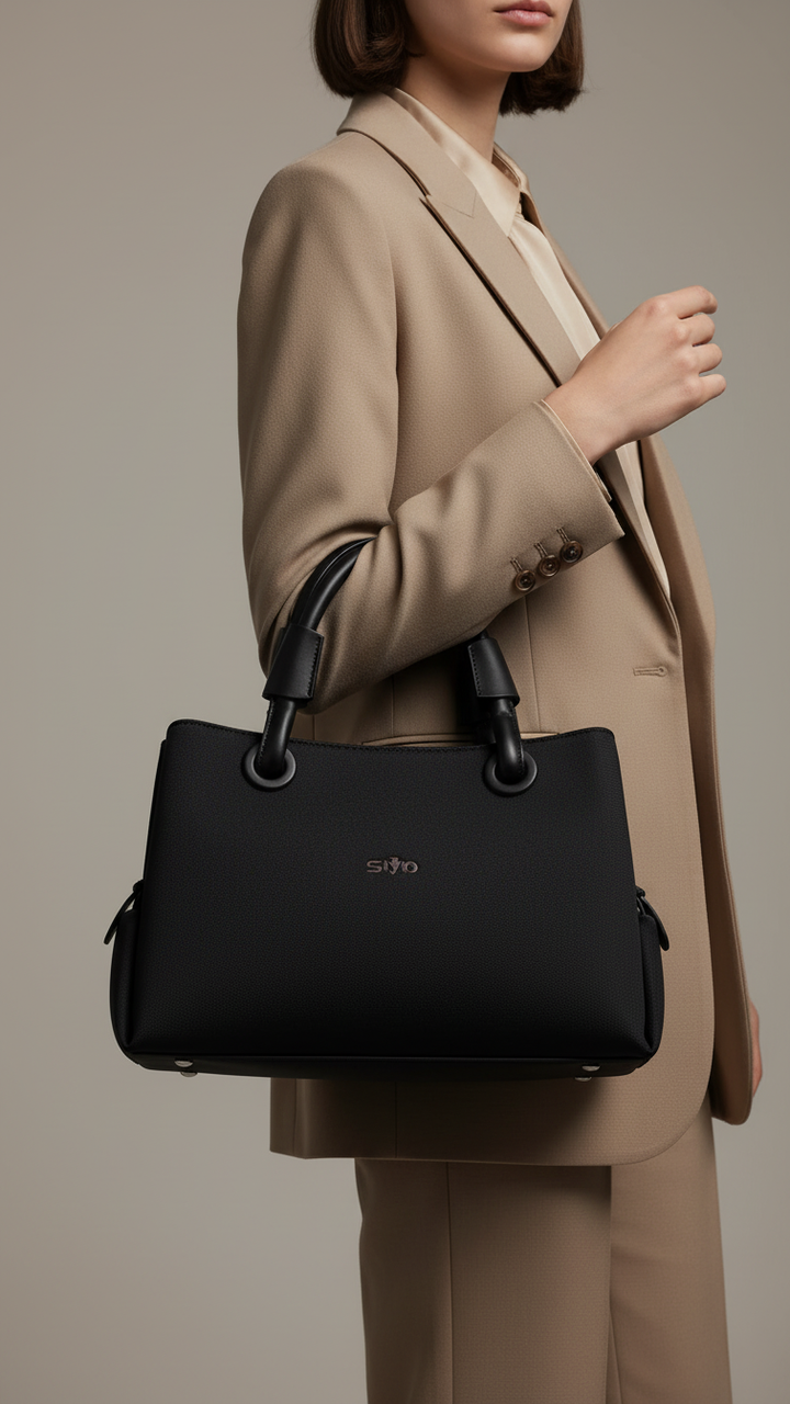 Black Formal Hand Bag For Ladies P36372