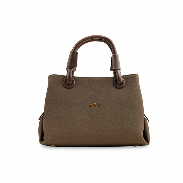 Brown Formal Hand Bag For Ladies P36372