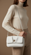 White Women Formal Shoulder Bag P36375