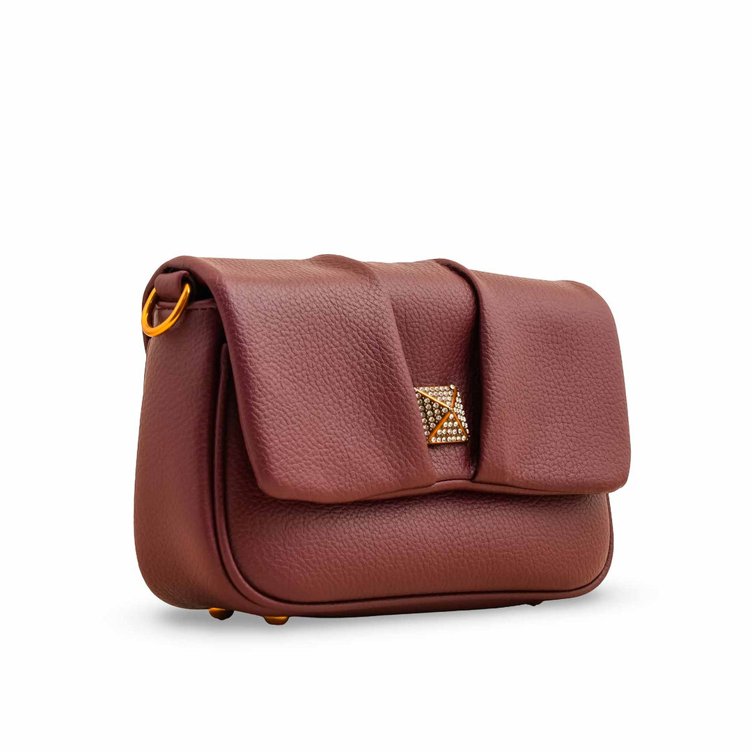 Maroon Women Formal Shoulder Bag P36375