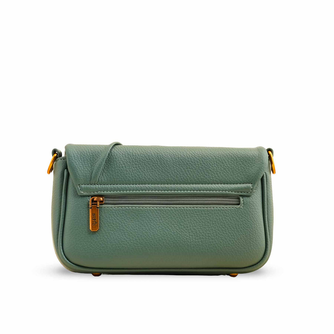 Green Women Formal Shoulder Bag P36375