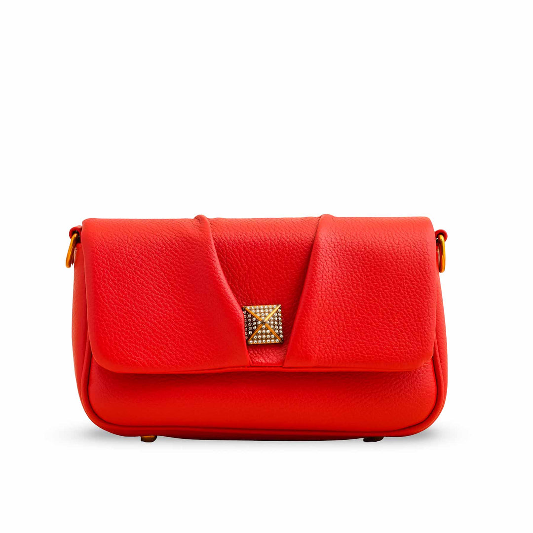 Red Women Formal Shoulder Bag P36375