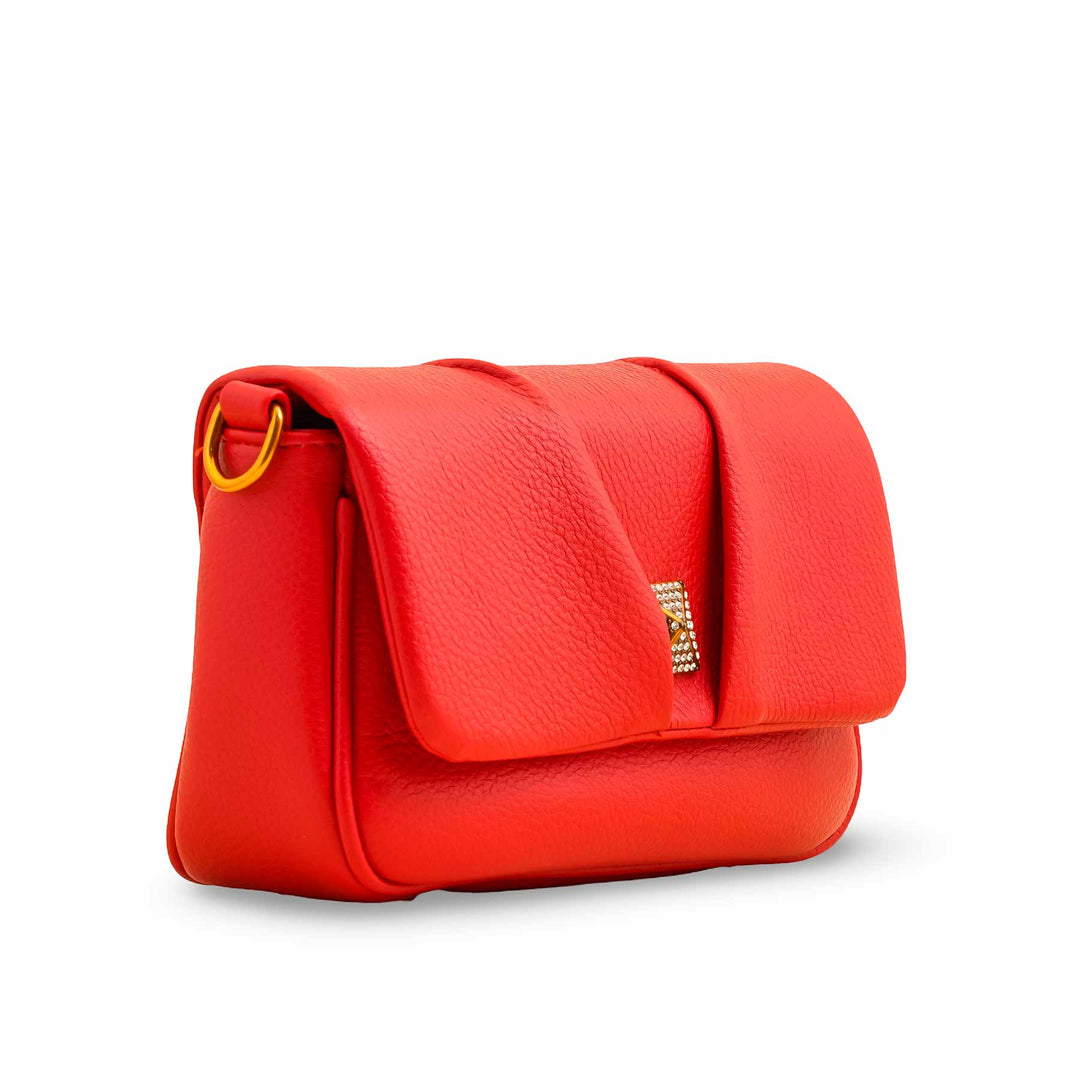 Red Women Formal Shoulder Bag P36375