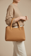 Khaki Formal Hand Bag For Ladies P36378