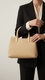 Beige Formal Hand Bag For Ladies P36378