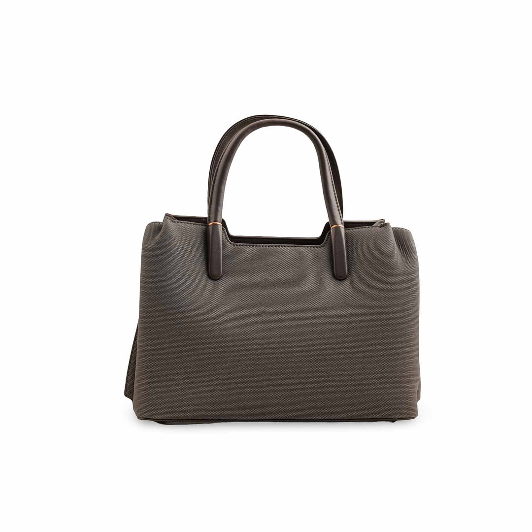 Grey Formal Hand Bag For Ladies P36378