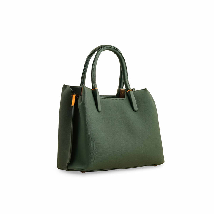 Green Formal Hand Bag For Ladies P36378