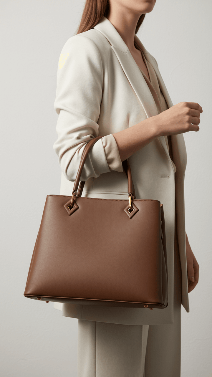 Brown Formal Hand Bag P36379