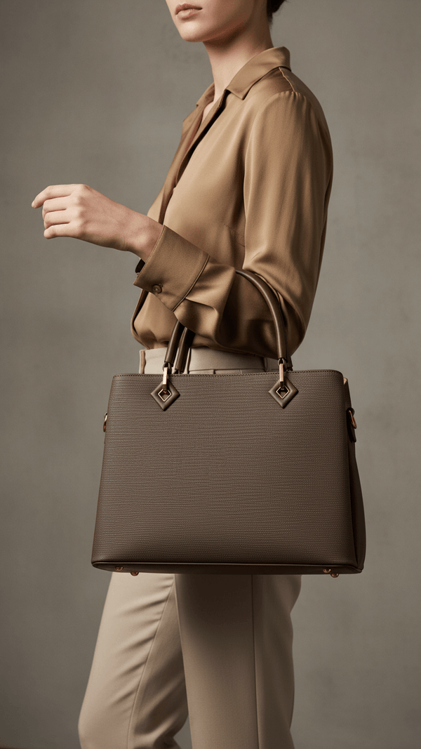 Grey Formal Hand Bag P36379