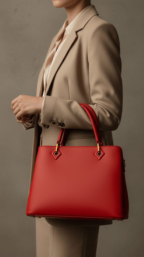 Red Formal Hand Bag P36379