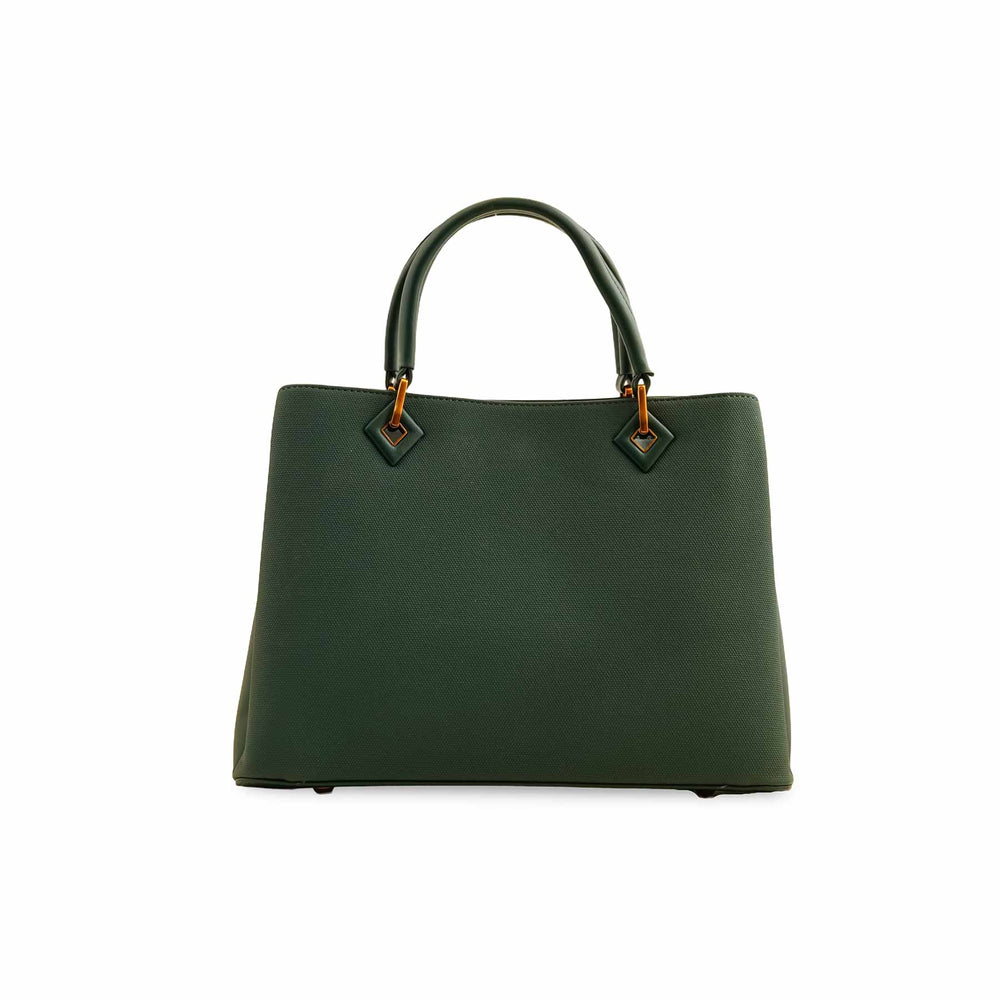 Green Formal Hand Bag P36379