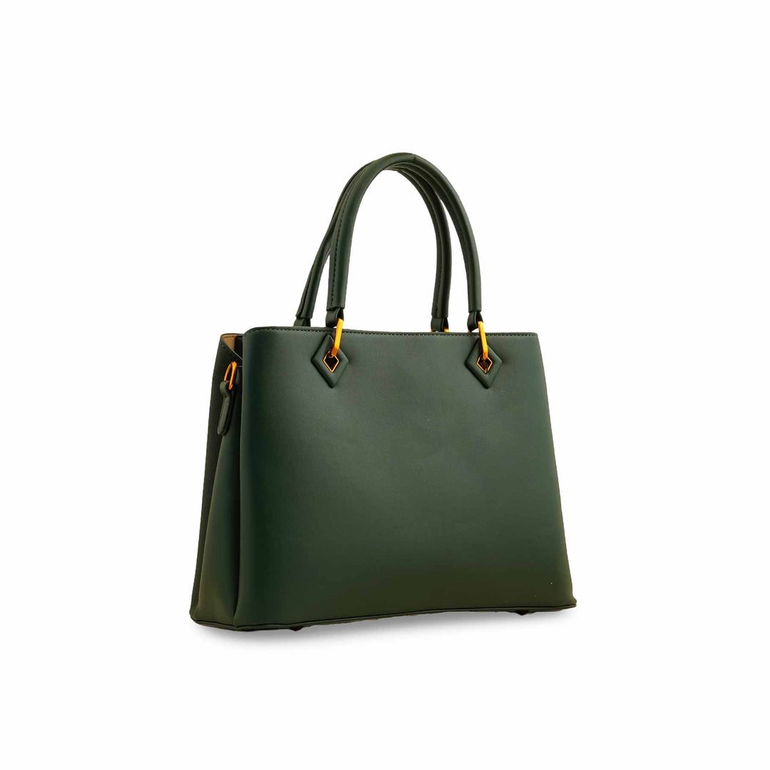 Green Formal Hand Bag P36379