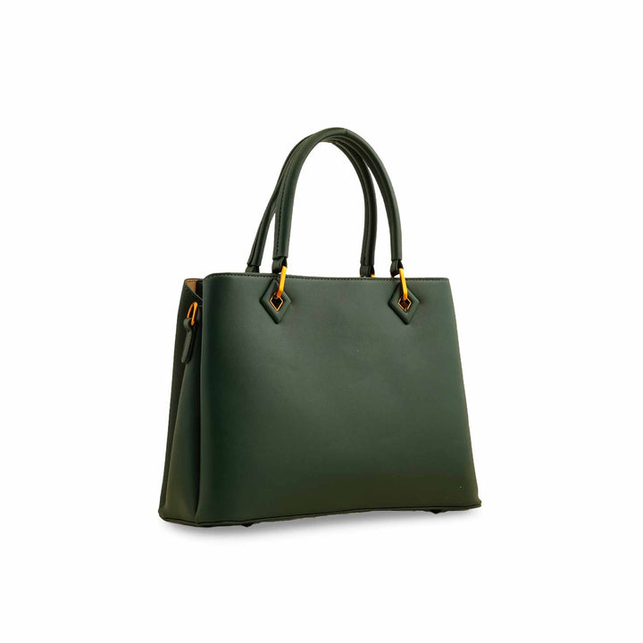 Green Formal Hand Bag P36379