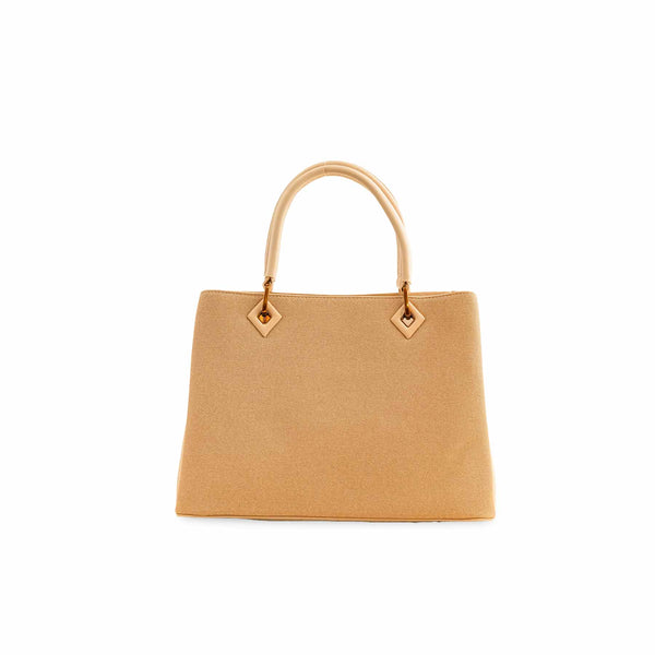 Beige Formal Hand Bag P36379