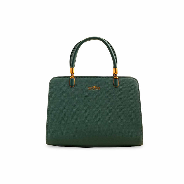 Green Formal Hand Bag P36380