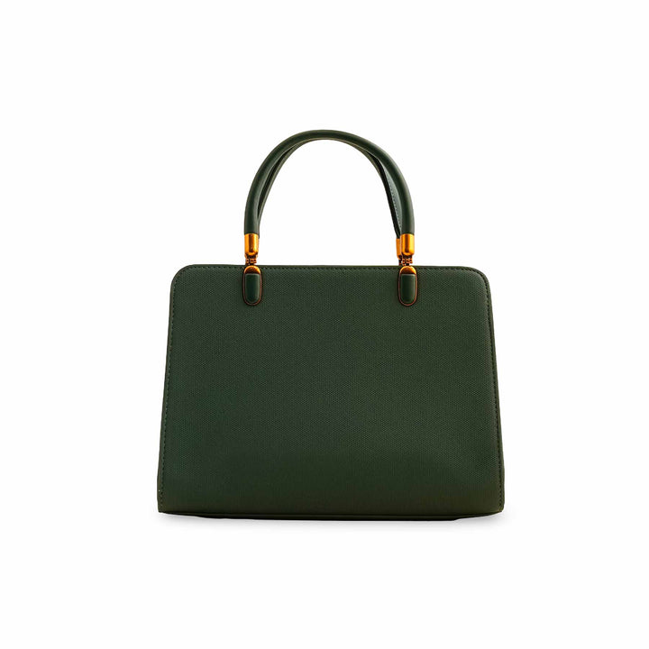 Green Formal Hand Bag P36380