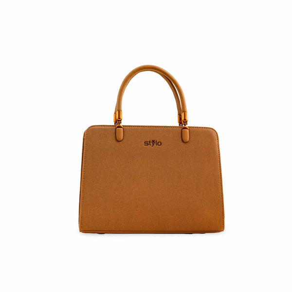 Khaki Formal Hand Bag P36380