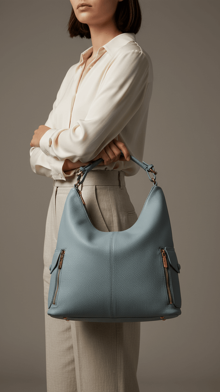 Sky Blue Formal Shoulder Bag P36381