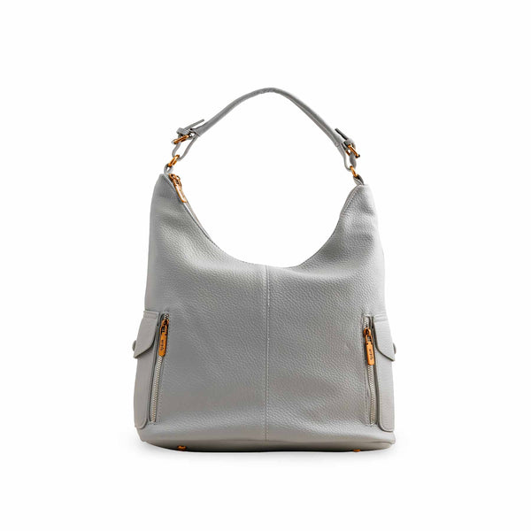 Grey Formal Shoulder Bag P36381