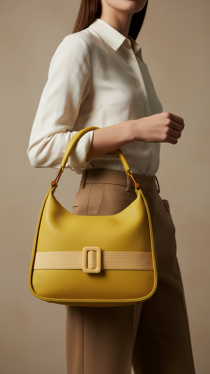 Yellow Formal Shoulder Bag P36382