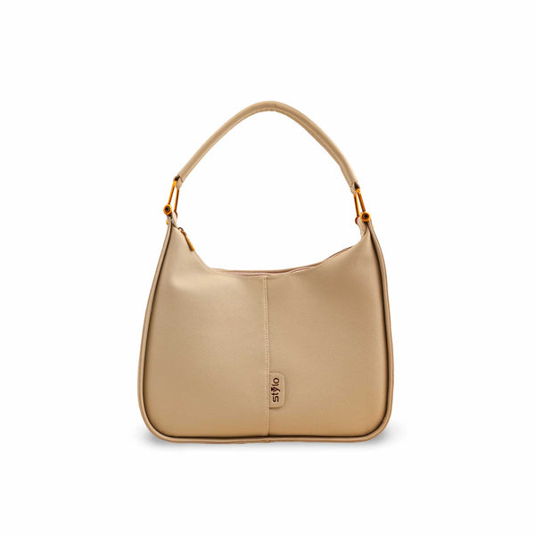 Beige Formal Shoulder Bag P36383