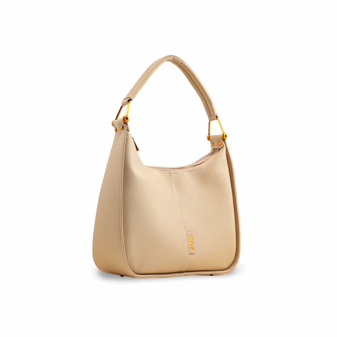 Beige Formal Shoulder Bag P36383