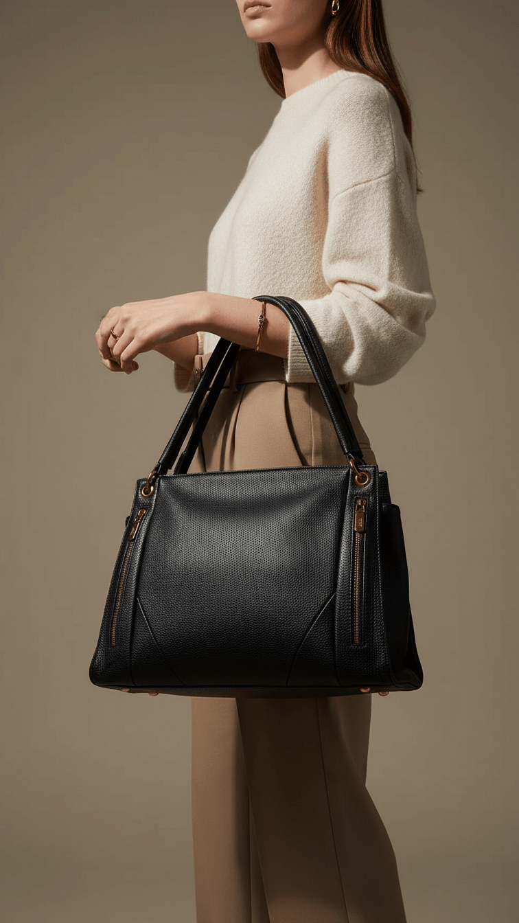 Brown Formal Shoulder Bag P36384