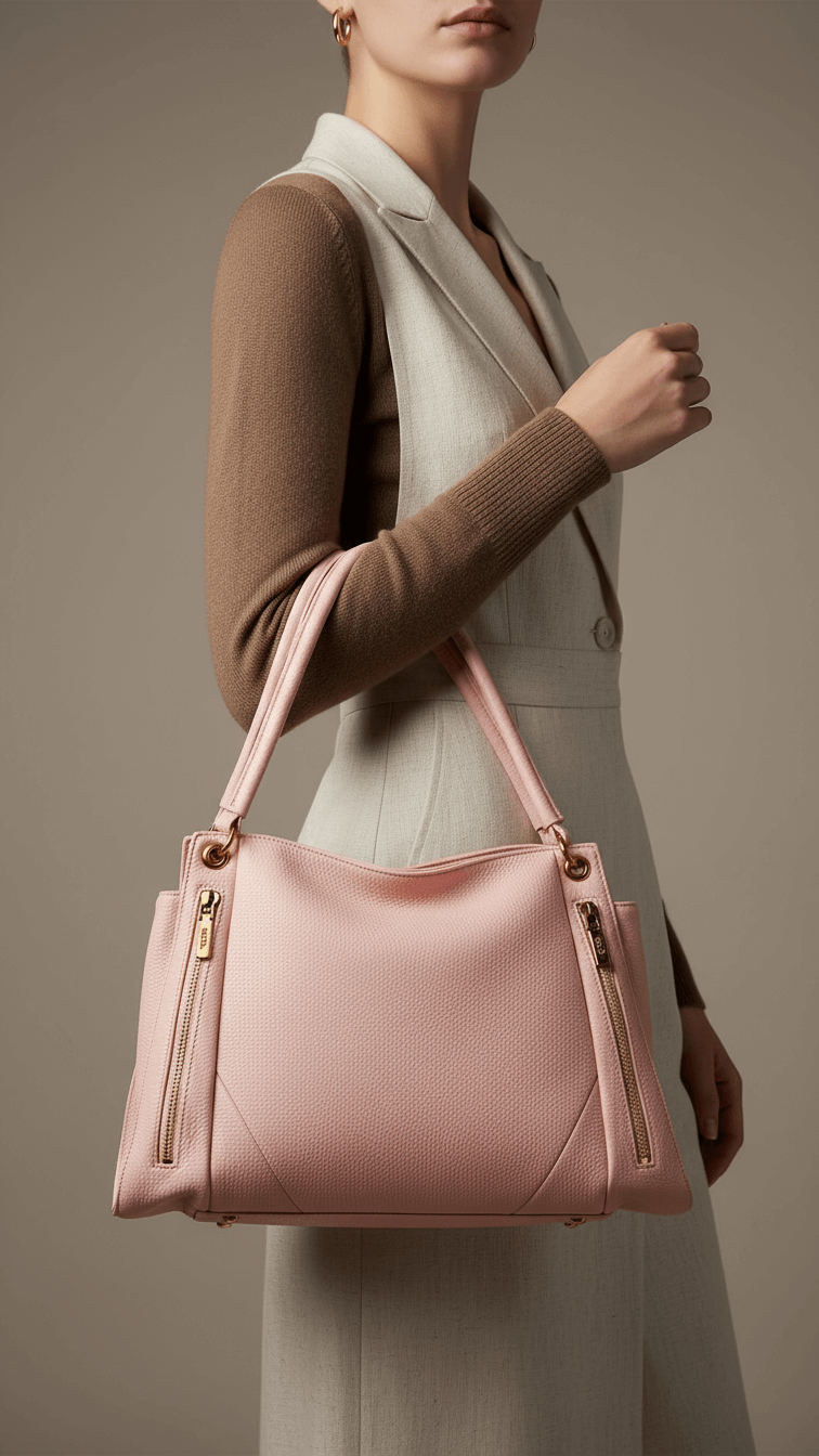Pink Formal Shoulder Bag P36384