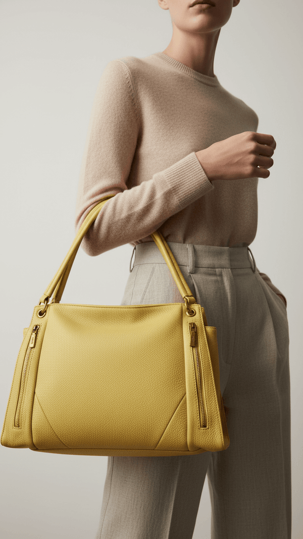 Yellow Formal Shoulder Bag P36384