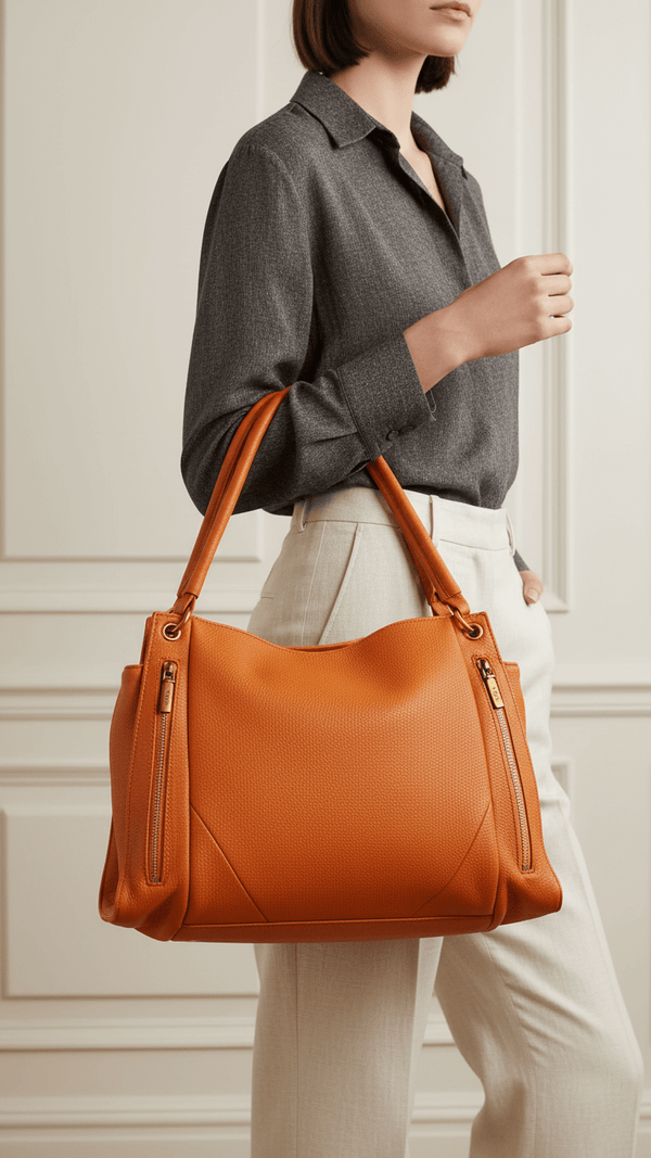 Orange Formal Shoulder Bag P36384