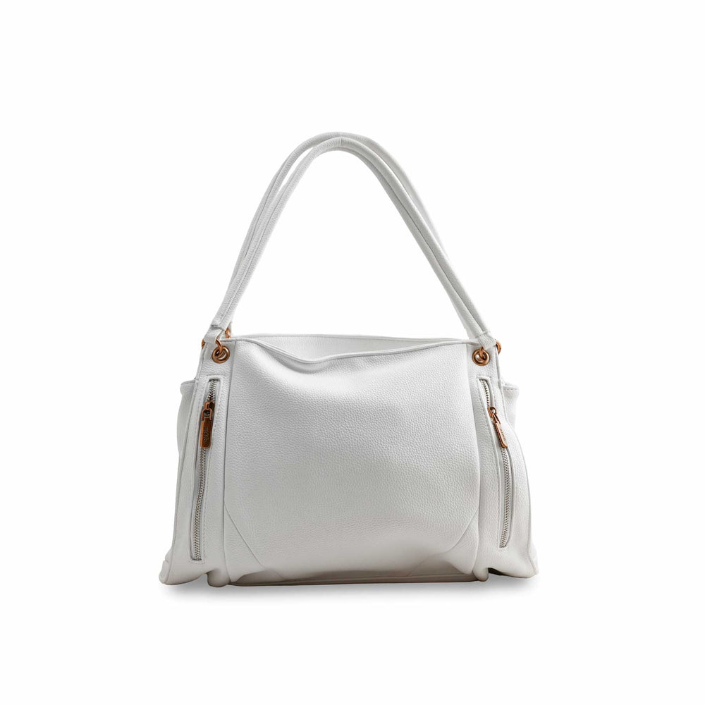 White Formal Shoulder Bag P36384