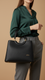 Black Formal Hand Bag P36385