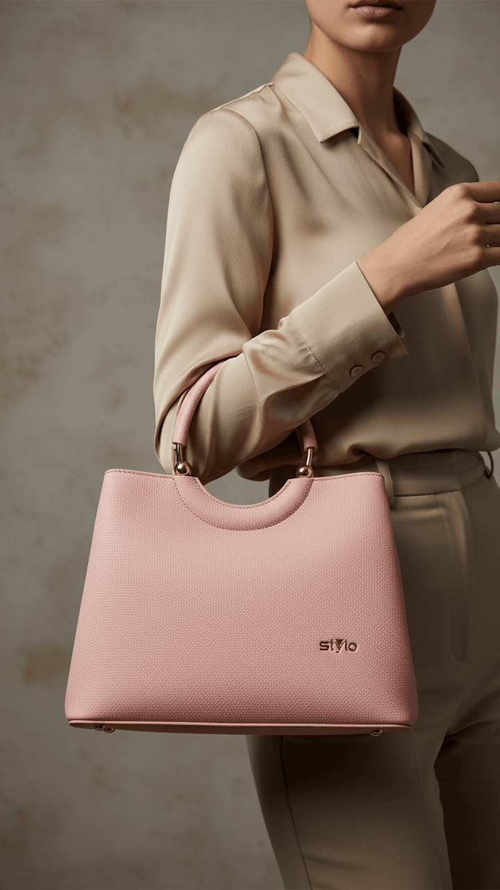 Pink Formal Hand Bag P36385